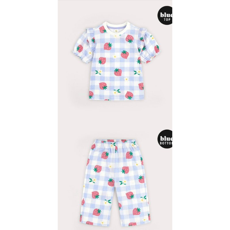 Bộ hè thu Hejimini cho bé gái xuất Hàn dư xịn