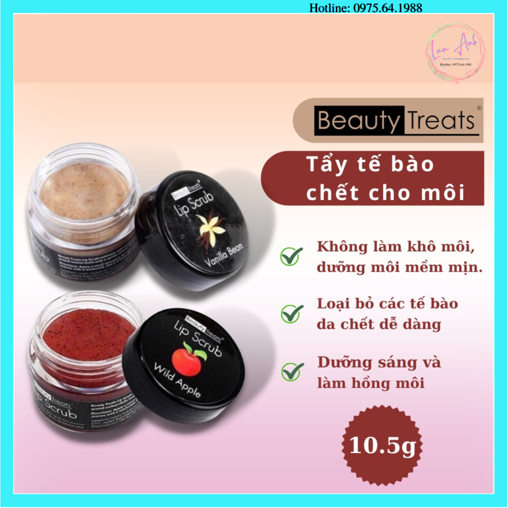 Tẩy tế bào chết môi Beauty Treats Lip Scrub