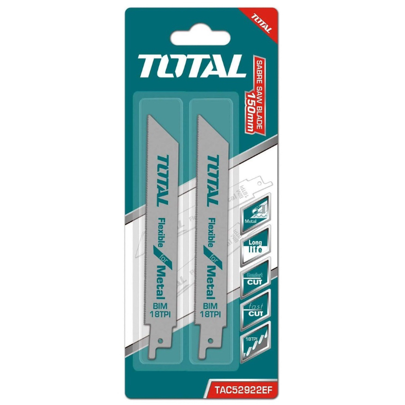 TOTAL Bộ lưỡi cưa kiếm  TAC52922EF