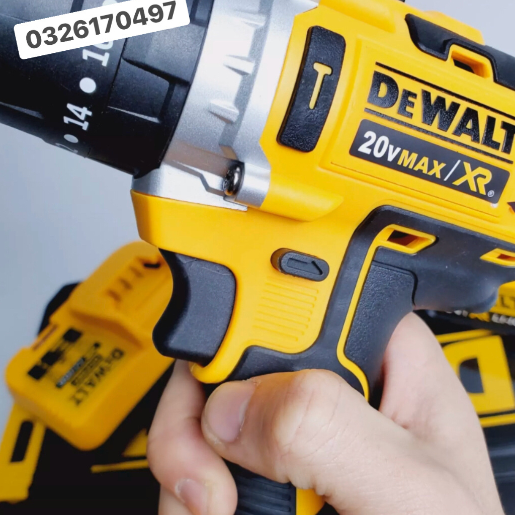 Máy khoan pin dewalt 20v,máy khoan cầm tay đầu auto lock thép 13mm bảo hành 12 tháng.