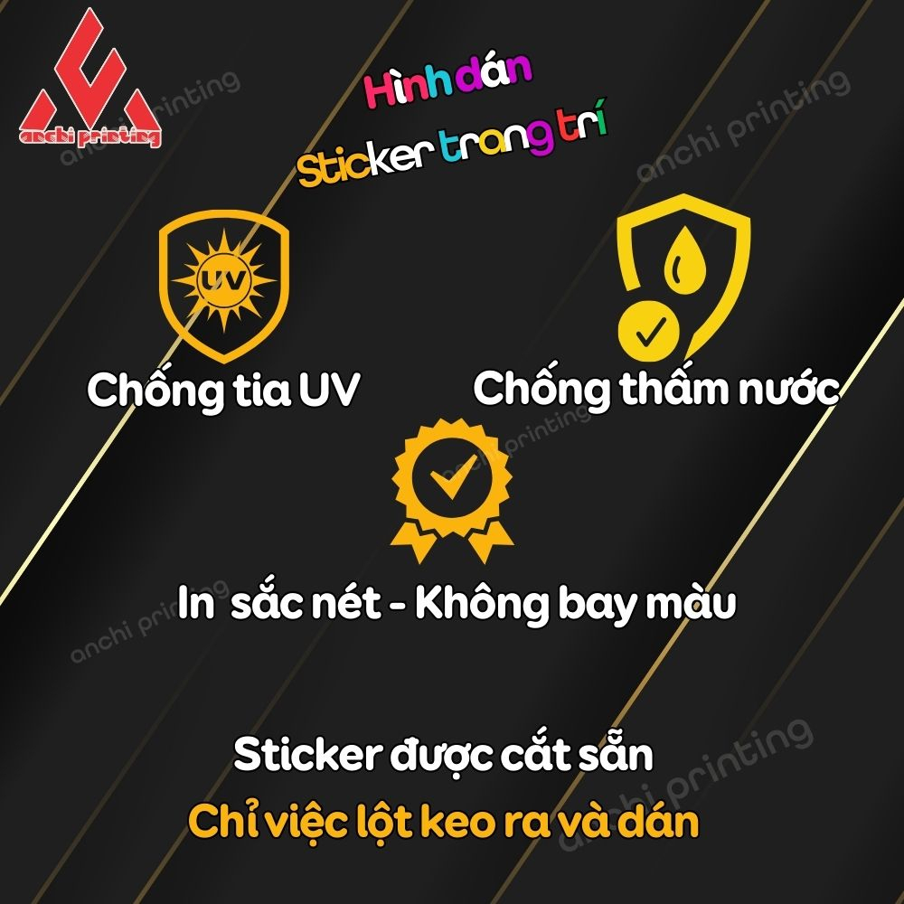 Combo 9 sticker logo decal CLB bóng đá BARCA chất liệu chống nước 5 lớp cao cấp - ANCHI PRINTING