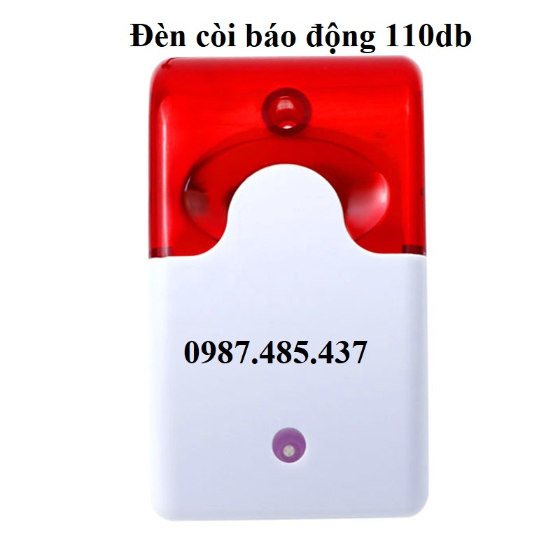 Đèn Còi hú báo động kèm đèn nháy , Cảnh báo báo cháy khu dân cư, tổ dân phố 220V