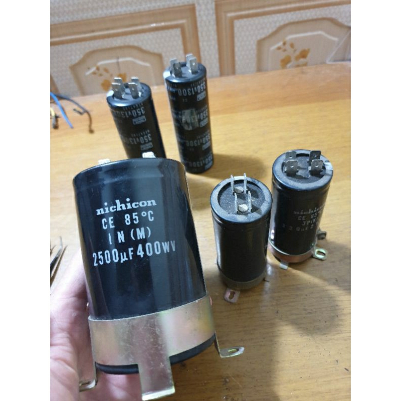 Tụ Nichicon 2500uf - 400v Tháo Máy
