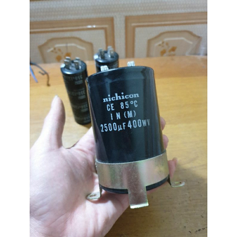 Tụ Nichicon 2500uf - 400v Tháo Máy