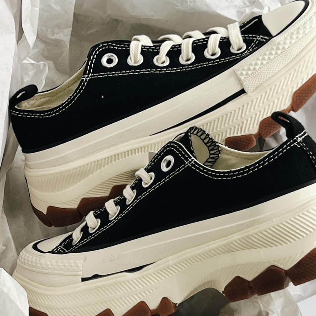 |Ảnh thật-có sẵn| Giày sneaker Con.verse ALL STAR 100 TREKWAVE LOW “Black”-Full box