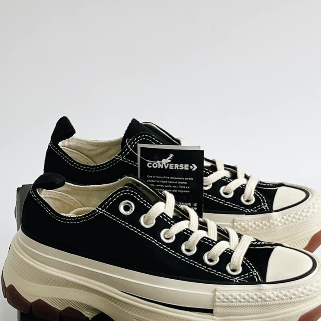 |Ảnh thật-có sẵn| Giày sneaker Con.verse ALL STAR 100 TREKWAVE LOW “Black”-Full box