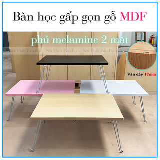 Bàn Học Sinh, Sinh Viên Gấp Gọn Chân Sắt Ngồi Bệt BLV-13 ZataFu