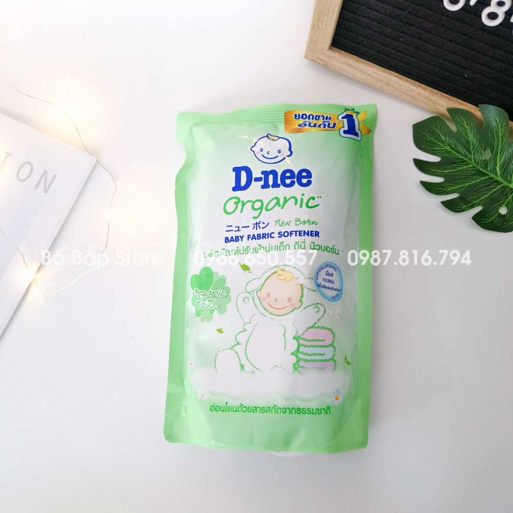 Nước Xả Vải Dnee ⚡𝟭𝟬𝟬% CHÍNH HÃNG⚡ Thái Lan Túi 550ml Làm Mềm Vải Nhiều Mùi Hương Cho Bé - Bố Bắp Store