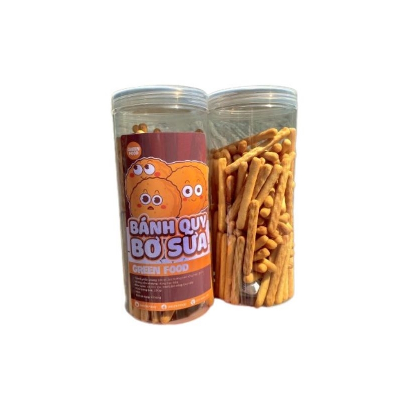Bánh Qui Đũa Bơ Sữa 250gr Thơm Ngon, Chấm Với Sữa Bao Ngon