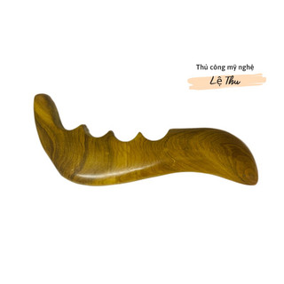 Dụng cụ massage day ấn huyệt gỗ thơm hình ngón trỏ tay