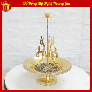 Khay, Đĩa cắm hương vòng bằng đồng cao cấp
