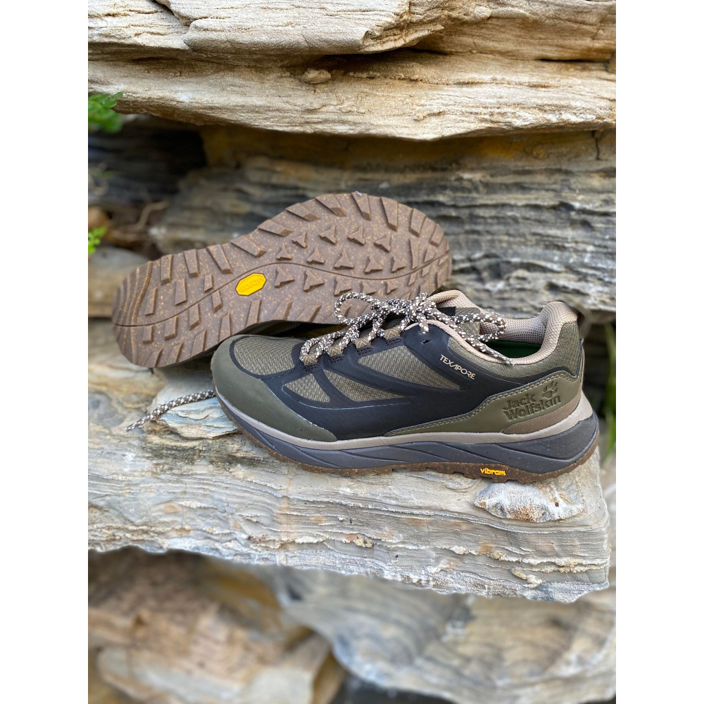 Giày leo núi đi bộ đường dài Jack wolfskin Terravoji Texapore cổ thấp chống nước