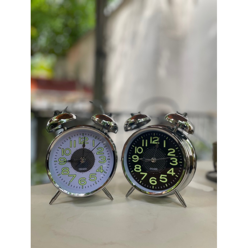 Đồng hồ báo thức inox