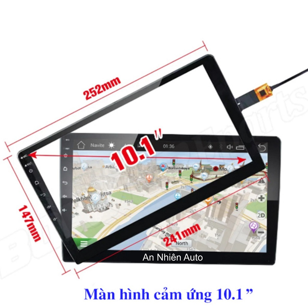 Màn Hình Cảm Ứng - Mặt Kính Cảm Ứng Thay Thế Cho Màn Hình Android Ô Tô 9 In, 10 In