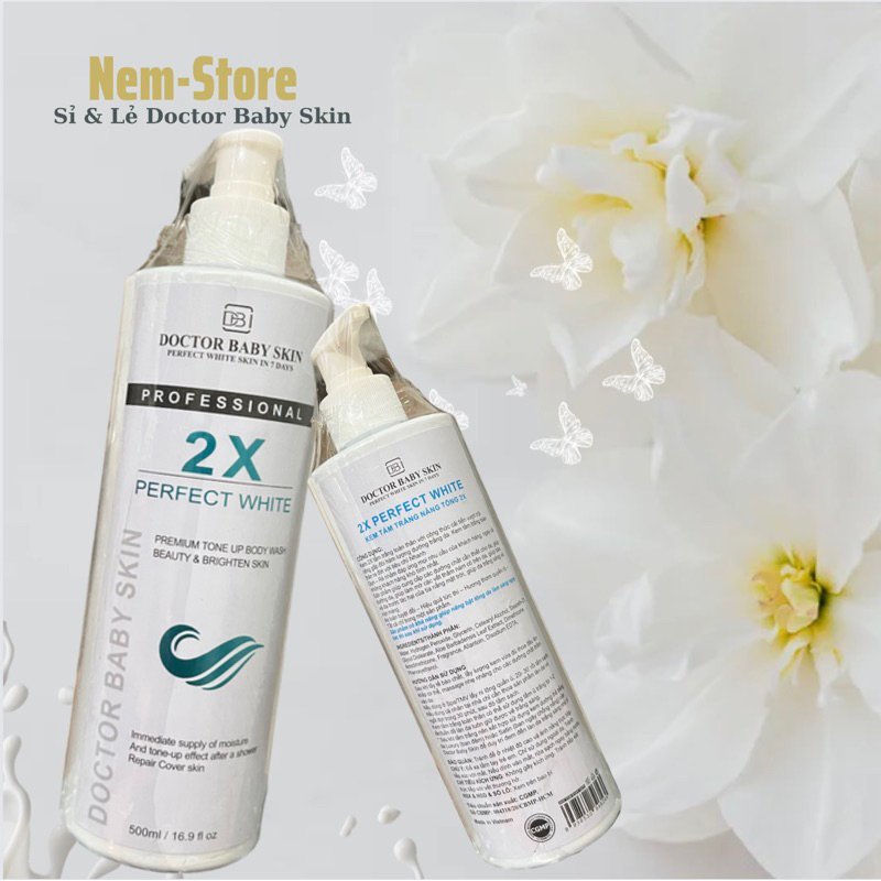 KEM TẮM TRẮNG CẤP ĐỘ 2X DOCTOR BABY SKIN