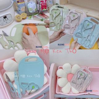 Bộ dao thớt chế biến đồ ăn dặm cho bé