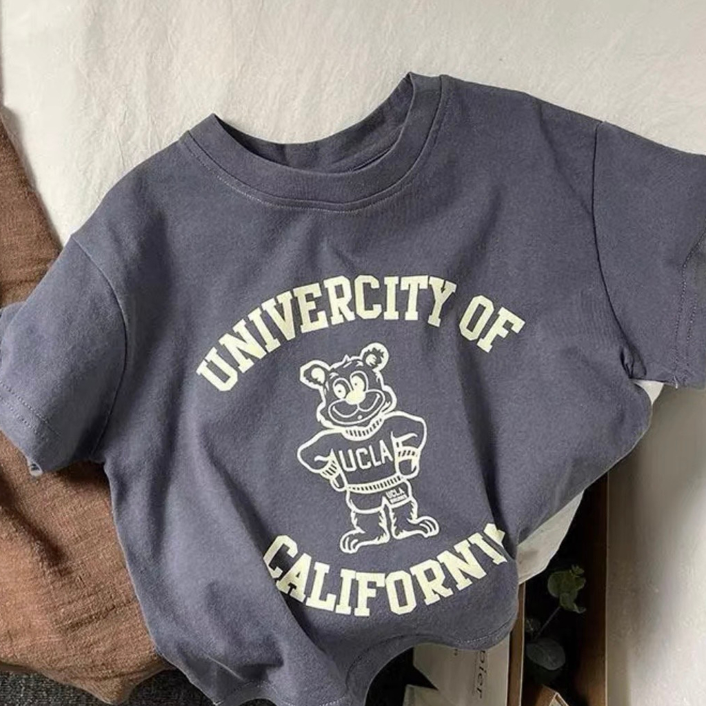 Áo Phông Cộc Tay, Áo Phông Uni Cho Bé Yêu Diện Hè Đi Chơi Đi Học Từ 8kg - 32kg Thời Trang Trẻ Em