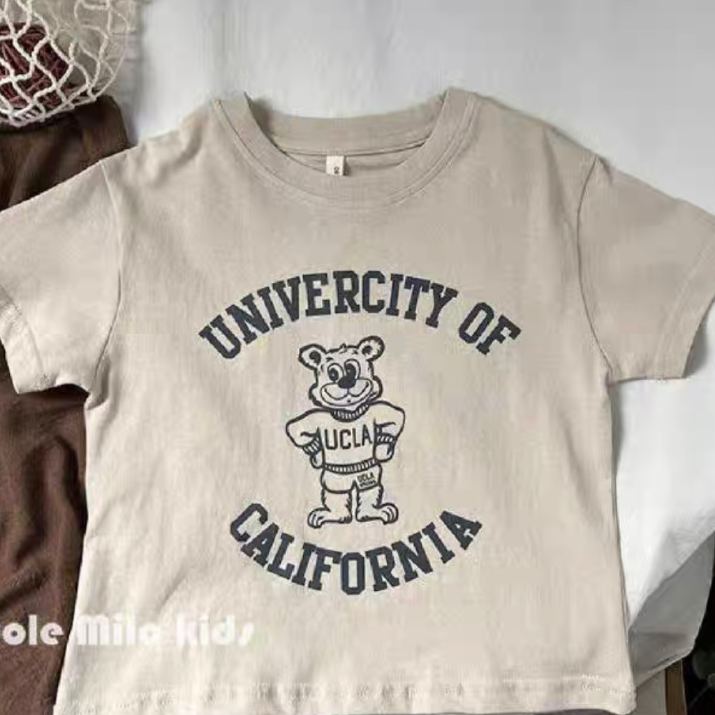 Áo Phông Cộc Tay, Áo Phông Uni Cho Bé Yêu Diện Hè Đi Chơi Đi Học Từ 8kg - 32kg Thời Trang Trẻ Em