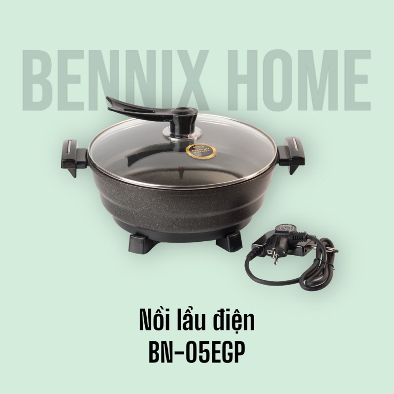 Nồi lẩu điện đa năng Bennix Thái Lan BN-05EGP dung tích 5 lít, bảo hành 24 tháng