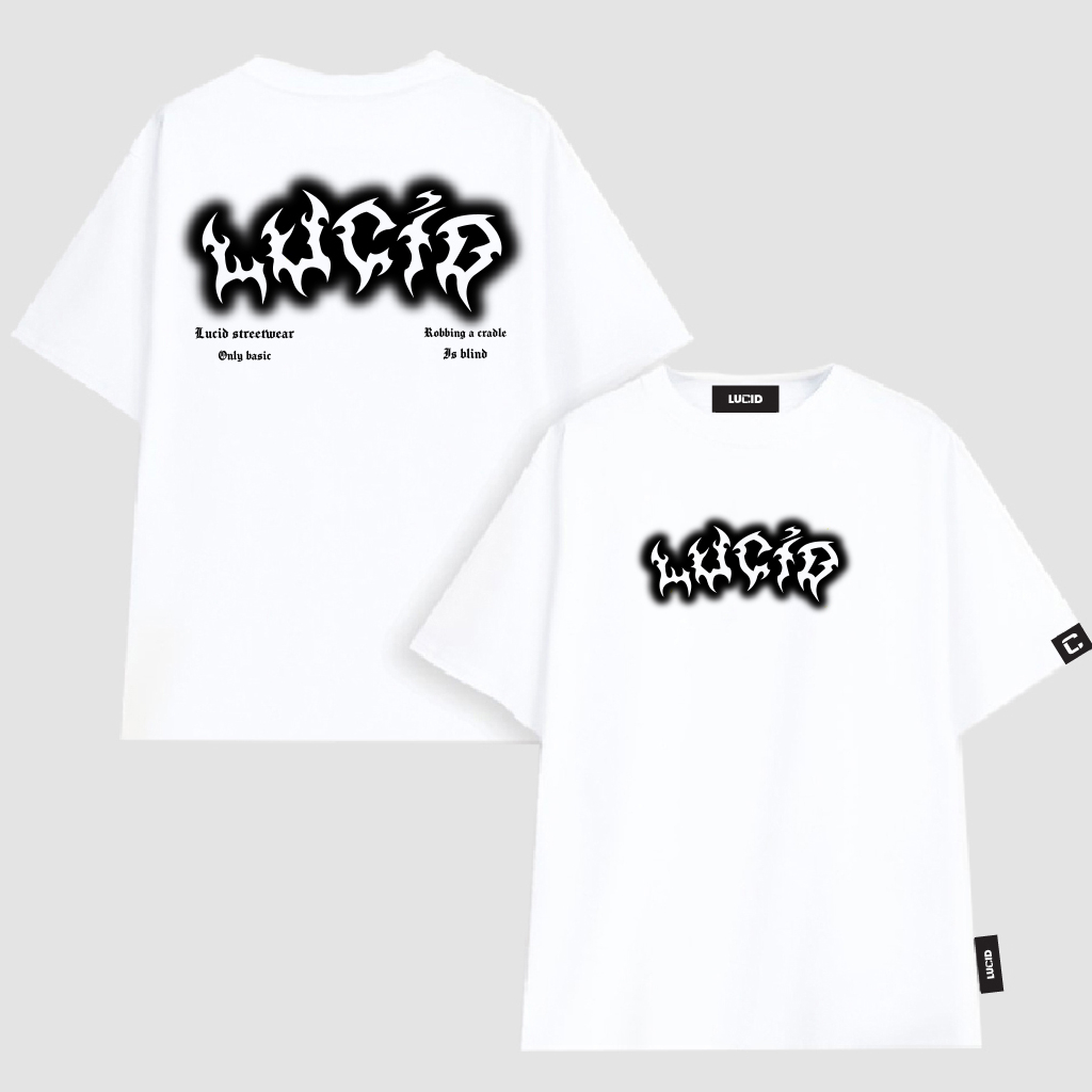 Áo Thun Local Brand Unisex LUCID Bling Nam Nữ Tay Lỡ From Rộng Chất Cotton