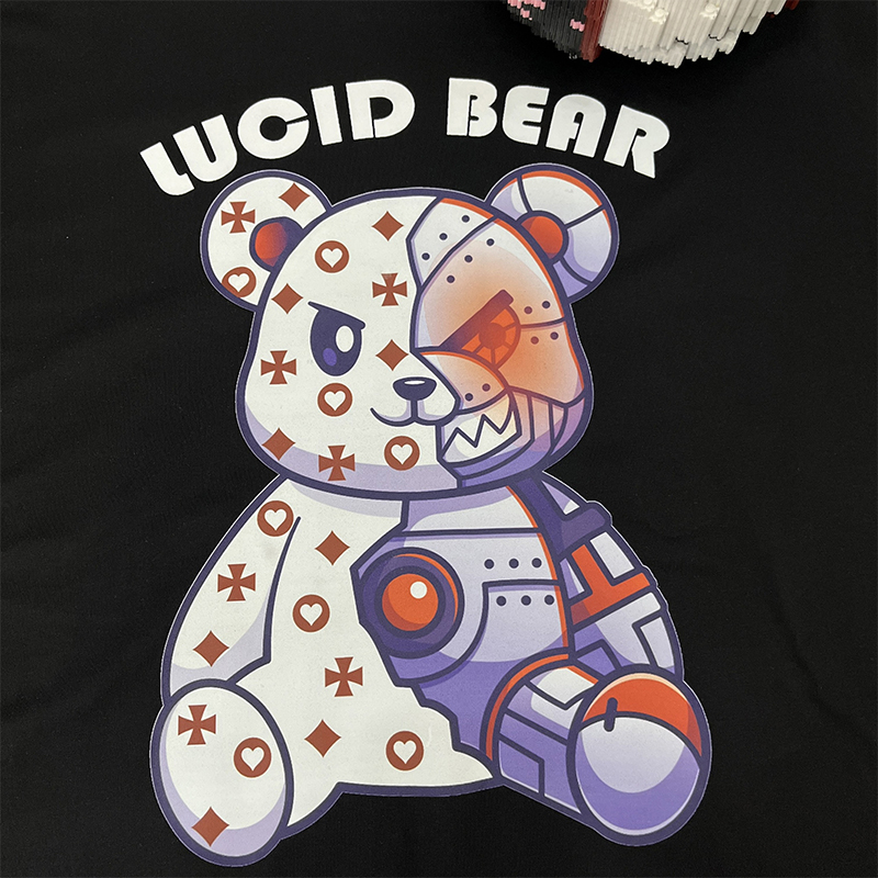 Áo Thun Local Brand Unisex LUCID Bear Nam Nữ Tay Lỡ From Rộng Chất Cotton