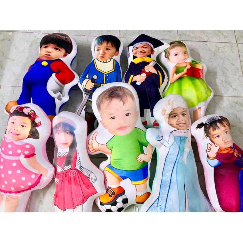 Gối ghép mặt quà tặng dễ thương