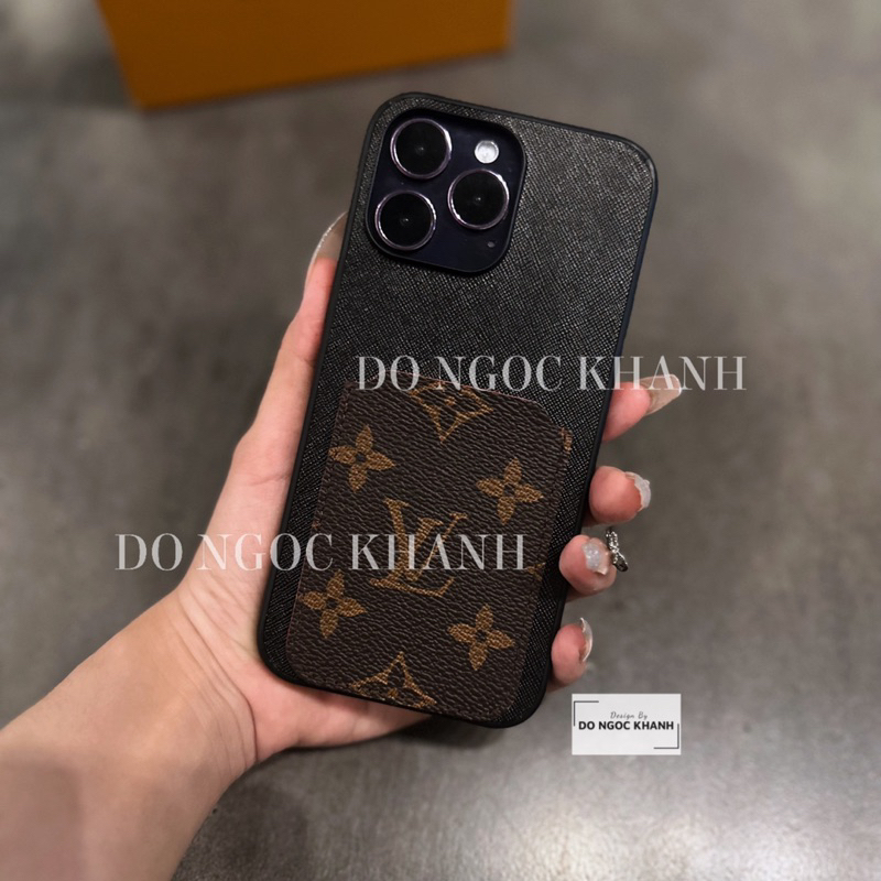 Ốp điện thoại đựng thẻ bằng Da nhám cao cấp chống bẩn