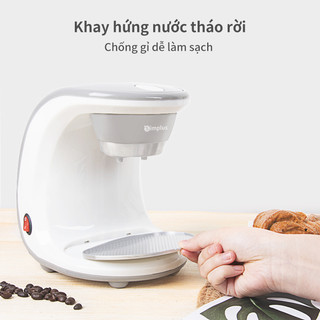 Simplus Máy Pha Cà Phê Mini Tự KFJH006 Động Kiểu Mỹ Pha Nhỏ Giọt Máy Pha Trà Bình Pha Cà Phê
