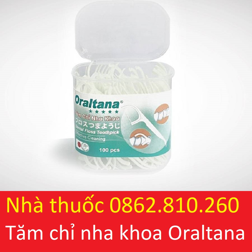 Tăm Chỉ Nha Khoa Oraltana Tăm Kẽ Răng Oral Tana, Xỉa Răng, Chăm Sóc Răng Lợi Hộp 100 Que. Anthaomoc