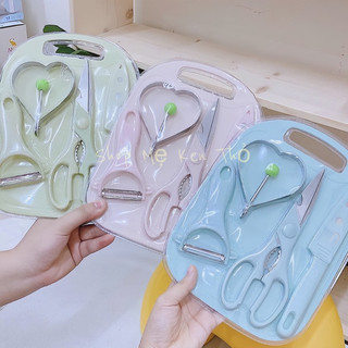 Bộ dao thớt chế biến đồ ăn dặm cho bé