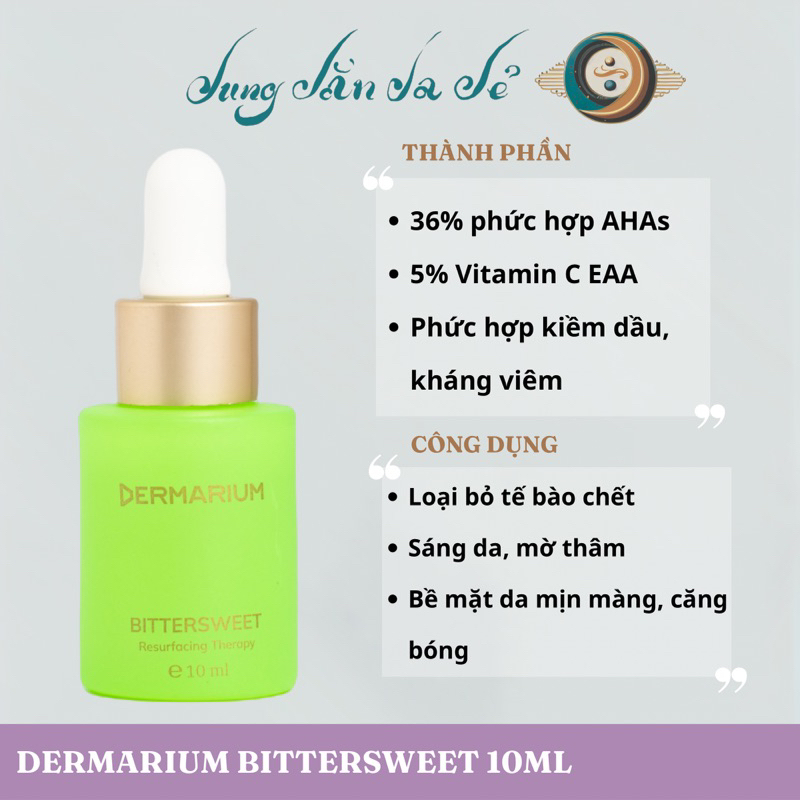 Bittersweet Home Peel Solution 36% AHAs 5% EAA Tinh Chất Tẩy Tế Bào Chết Hoá Học
