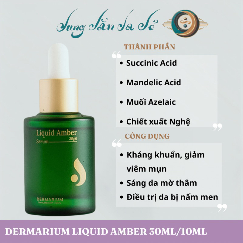 Liquid Amber Tinh Chất Giảm Viêm Cho Da Mụn