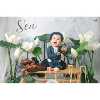 Yếm chụp sen cho bé đủ size nhiều màu