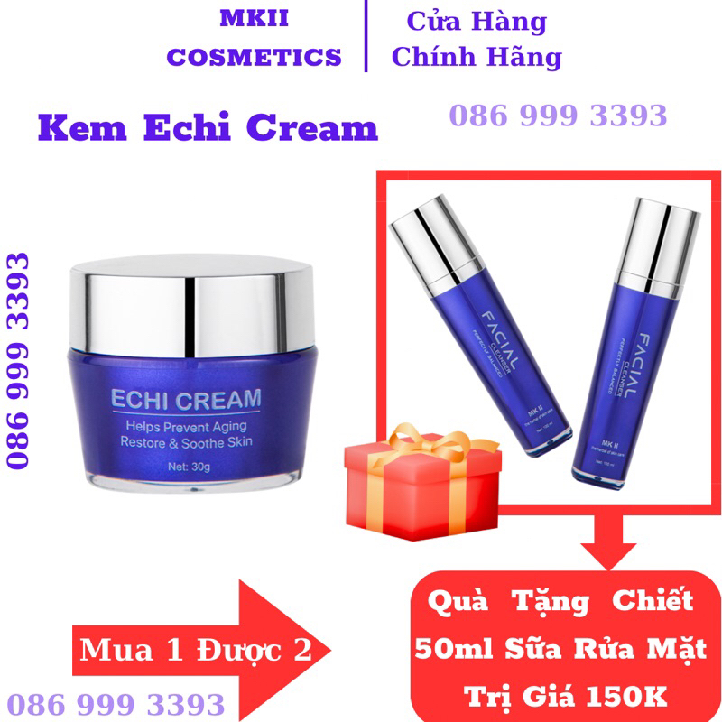 Kem phục hồi , dưỡng ẩm,căng bóng , trắng da ECHI CREAM của MKII 30ml