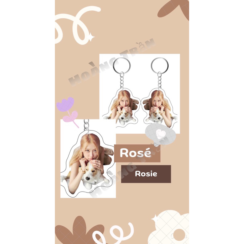 Móc khoá in hình blackpink