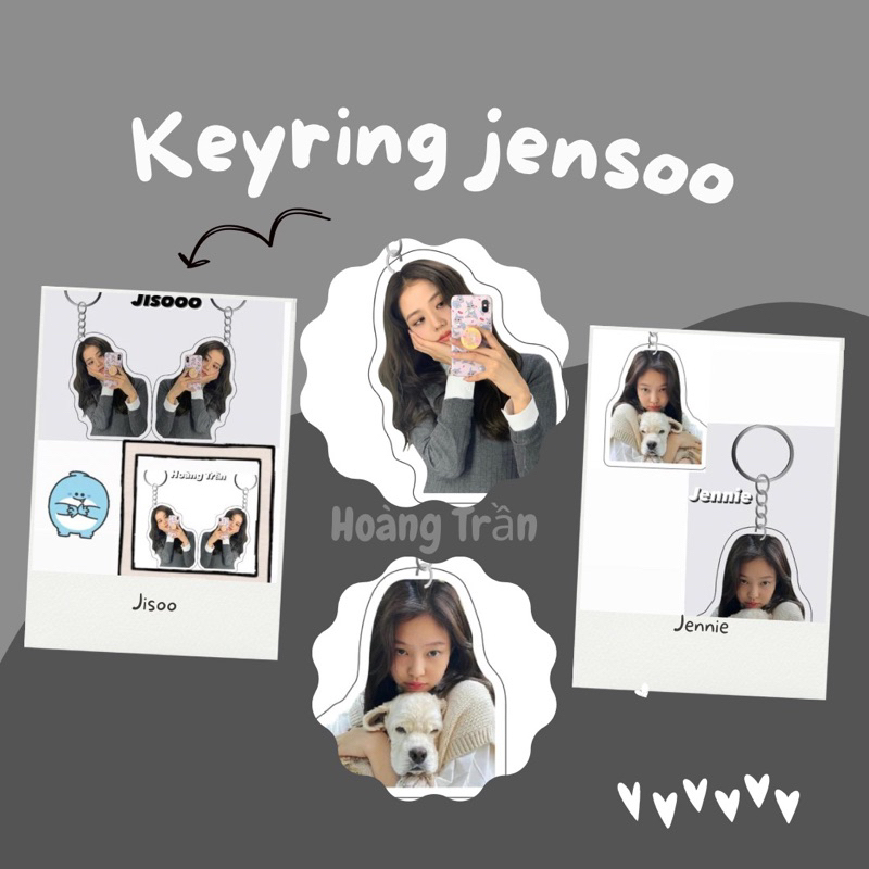 Móc khoá in hình blackpink