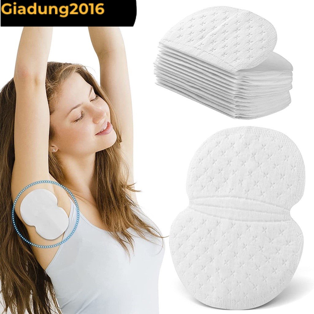 🌏FREE SHIP🌎Bộ 10 - 50 Miếng Dán Thấm Hút Mồ Hôi Nách Vô Hình Bằng Vải Cotton Không Dệt Tự Dính Thoáng Khí Thoải Mãi - ZH