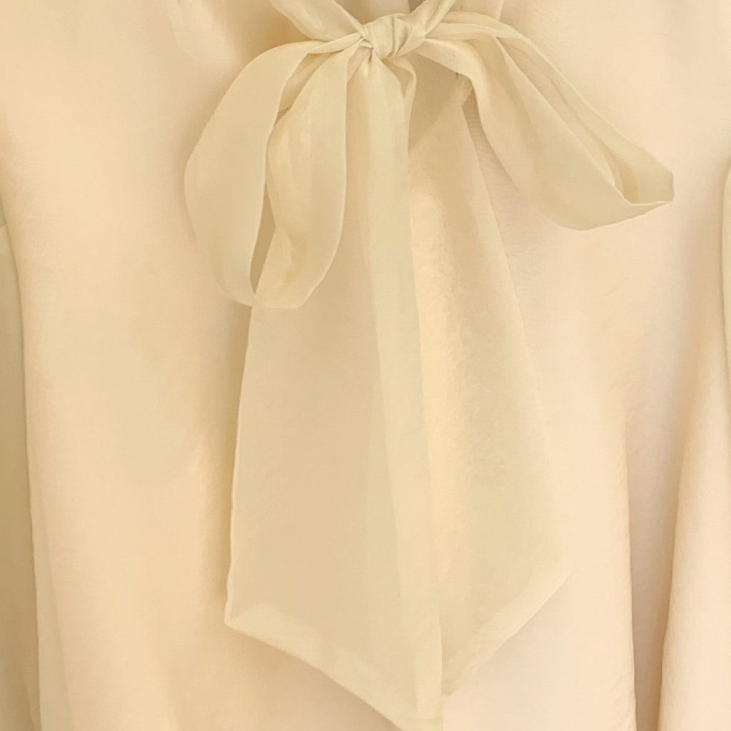 (55KG.LINH - HÀNG SẴN) Áo sơ mi form babydoll, áo ren tay lỡ cổ thuyền cách điệu - Áo ren vải xô Hàn phối ren cổ