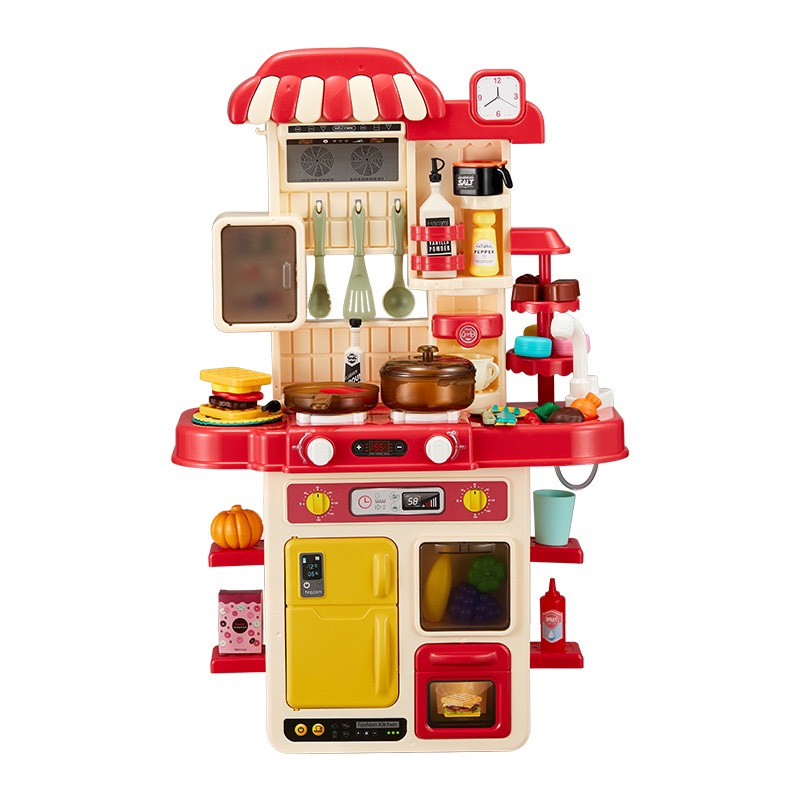 Bộ đồ chơi nhà bếp cỡ lớn 48 chi tiết có vòi phun sương và vòi nước như thật