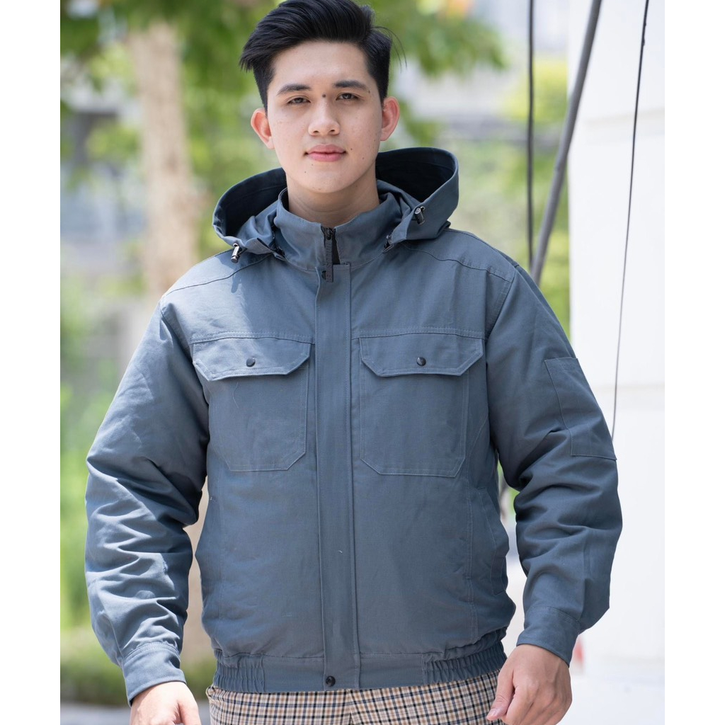 Áo điều hòa Nhật Bản rời mặc lao động bền đẹp, áo lắp pin quạt điều hòa