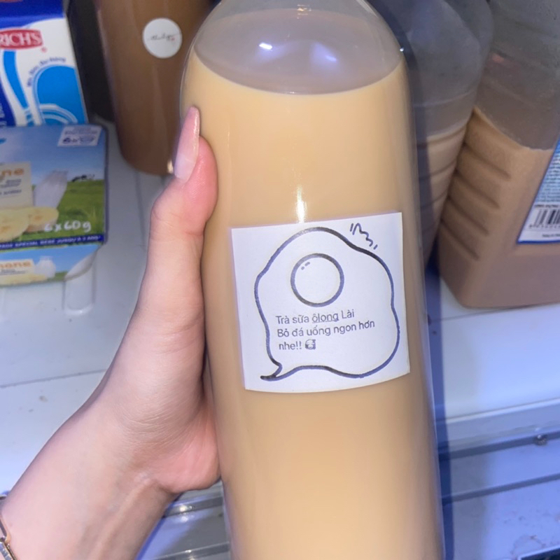 Trà sữa nhà làm chai 1 Lít