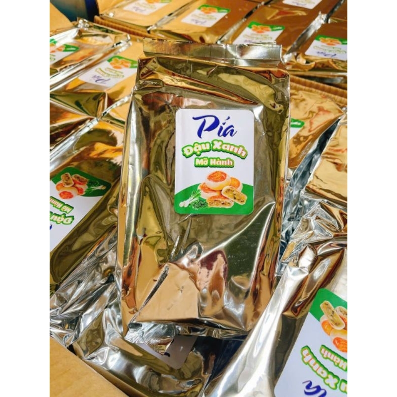 Bánh Pía Đậu Xanh Mỡ Hành