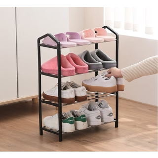 Kệ Để Giày Dép 4 Tầng Chất Liệu Thép Không Gỉ Chắc Chắn, Mẫu Mã Tinh Tế, Giúp Bảo Quản Giày Và Tô Điểm Cho Căn Phòng