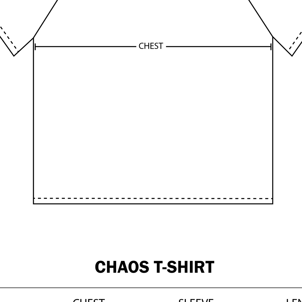 Áo thun tay ngắn KIZZ.LABEL CHAOS T-SHIRT