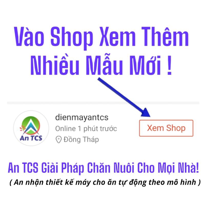 Máy V6 Cho Gà Chim Cá Ăn Tự Động An TCS