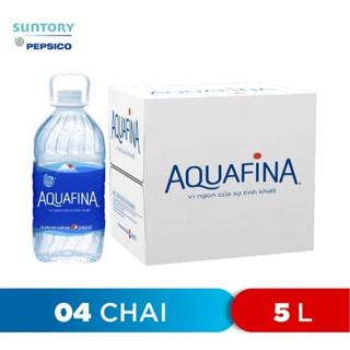 Thùng 4 chai nước tinh khiết Aquafina 5 lít - Thùng 4 bình nước suối Aquafina 5 lít