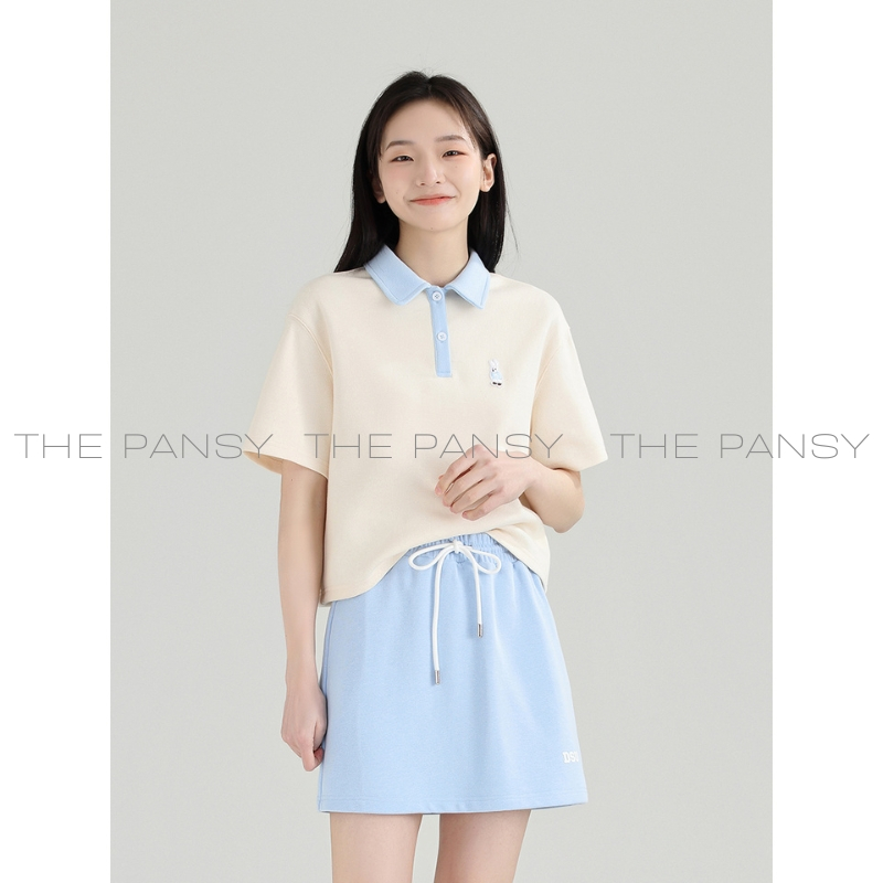 Áo Polo dáng Croptop DESSUU Mã 019