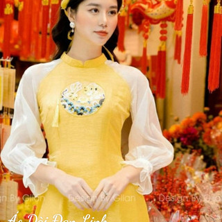 Áo dài tay voan lụa Tây thi cao cấp - Áo Dài Đan Linh(A549-A606)