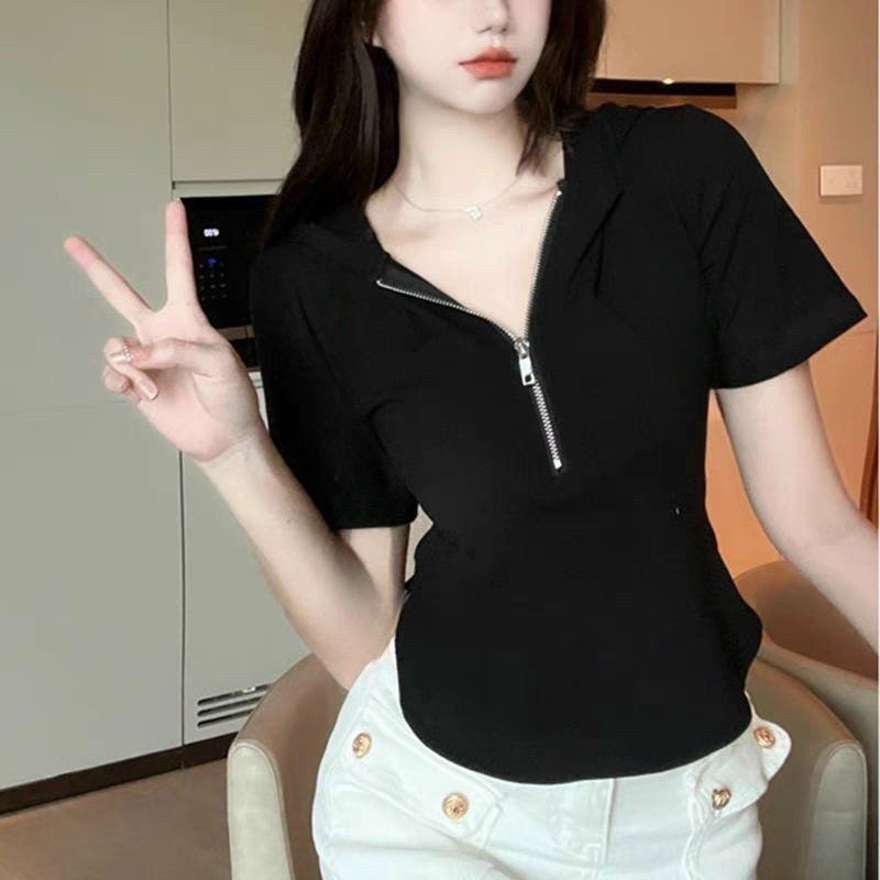 { Có Ảnh Thật } BIG SIZE Áo Thun Dây Kéo Khoá Có Nón 55-90kg