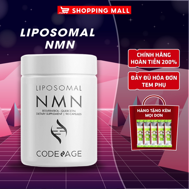 Viên uống NMN Codeage NMN Liposomal 90 Viên - Viên Uống Kéo Dài Tuổi Thọ Và Trẻ Hóa Da